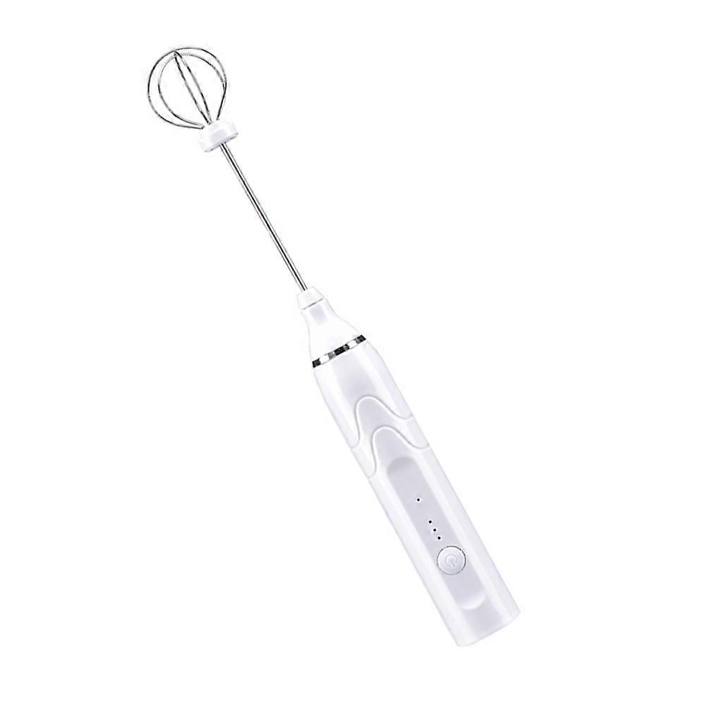 Handheld Electric Mixer White Egg Mixer For Kitchen Use Compact Design 1 Set Great For Home Users Cooking