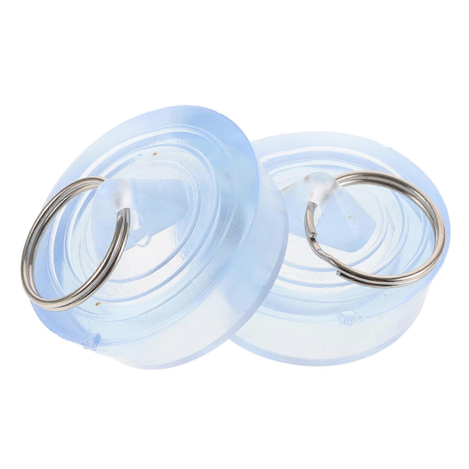 2pcs Kitchen Sink Stopper Garbage Disposal Plug Drain Cover Plastic