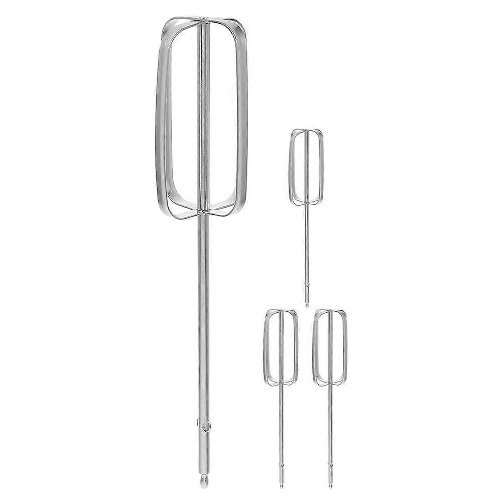 Electric Egg Beater Accessories 4PCS Whisk Attachments for Hand Mixer Stand Mixer Stainless Steel Cake Mixer Beaters Reusable Silver