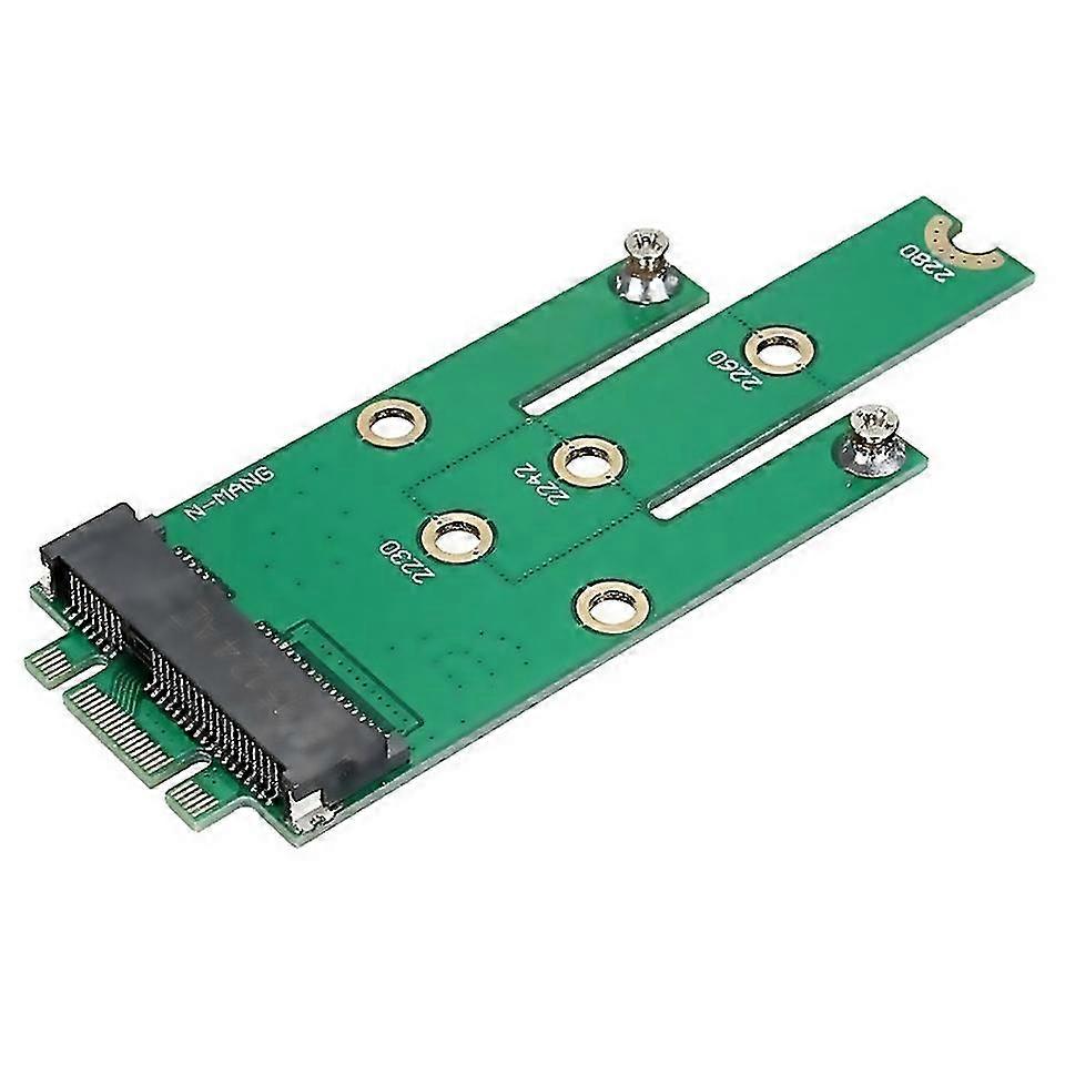 For msata mini pcie 30 ssd to ngff m2 b key sata interface adapter