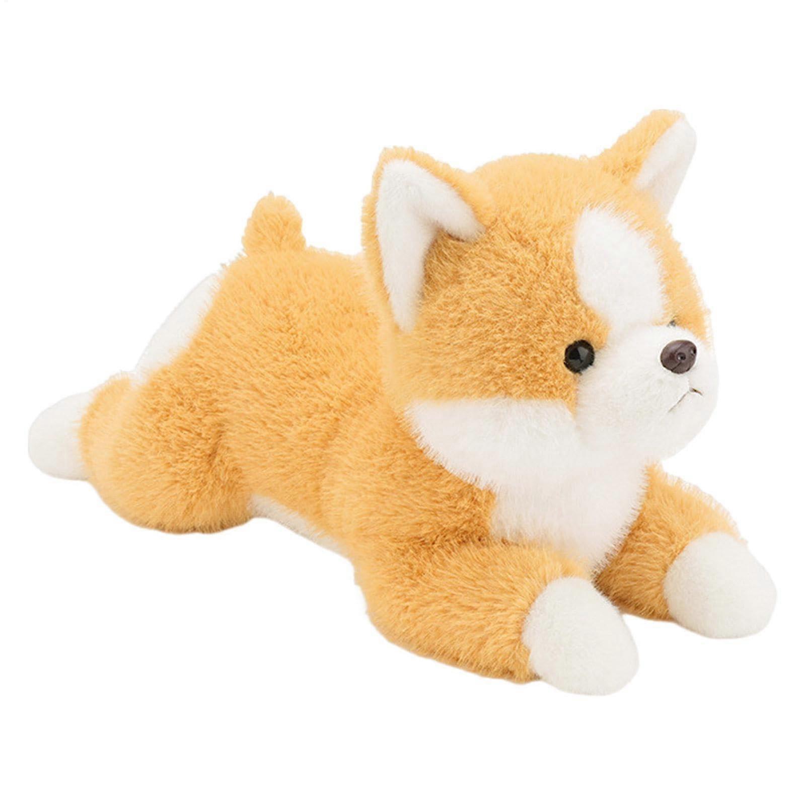 Plush Puppy Stuffed Toy Cuddly Dog Plush, Soft and Comfortable Light Brown