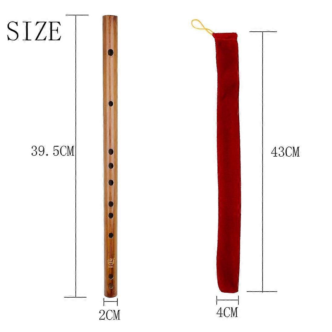 Meibei piccolo velvet bag CDEFG tune optional entry-level bamboo flute small flute instrument HG