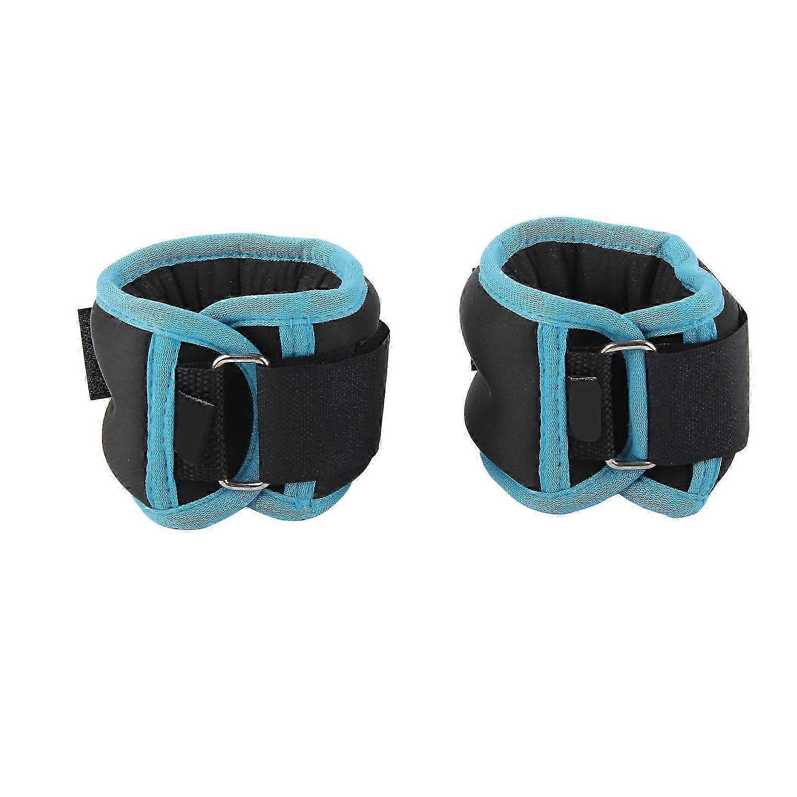 Ankle Weights Adjustable for Strength Training 1.1lb Pair for Running and Walking Blue Black
