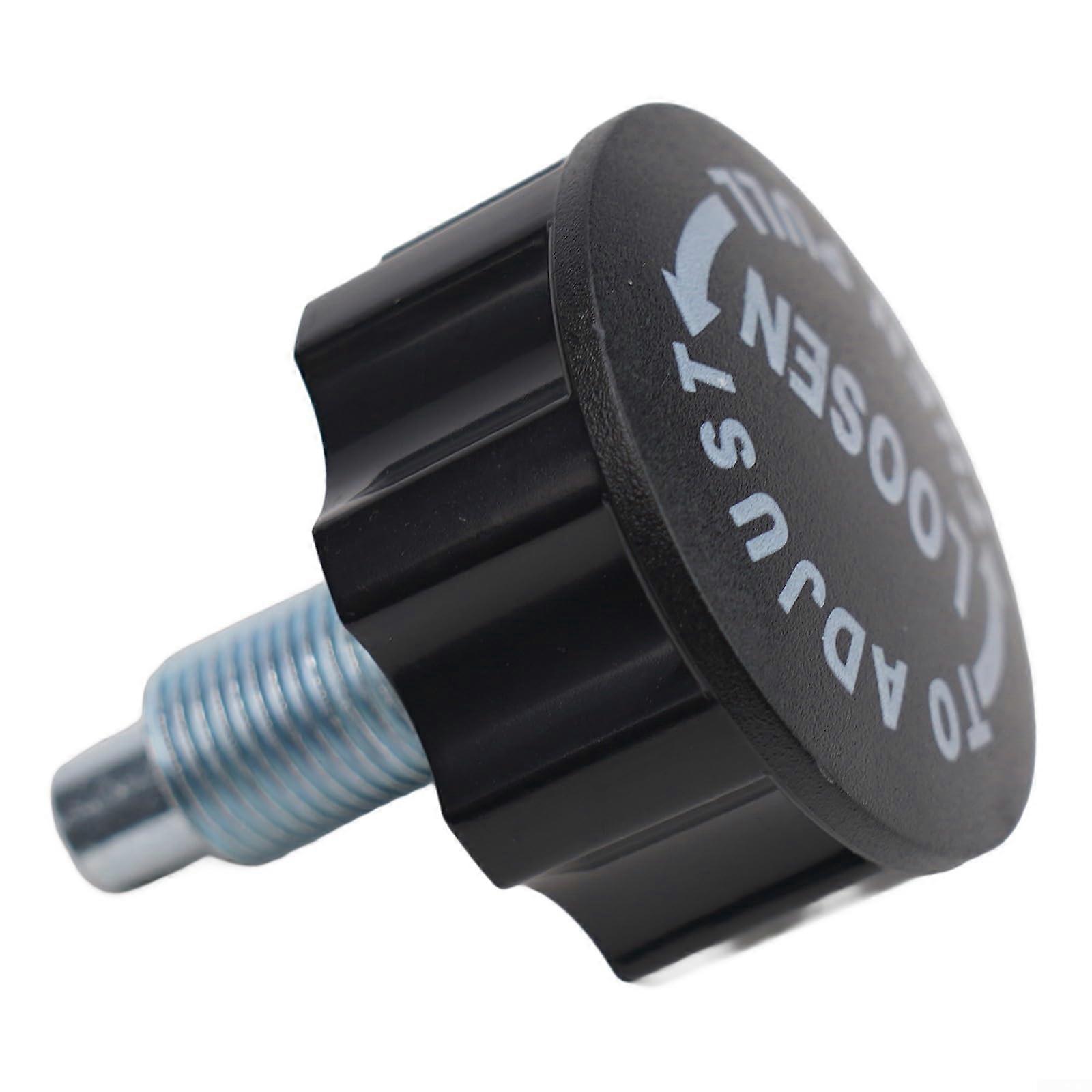 Bicycle locking bolt, spring knob, locking pin, screw, adjustable knob, black, M18