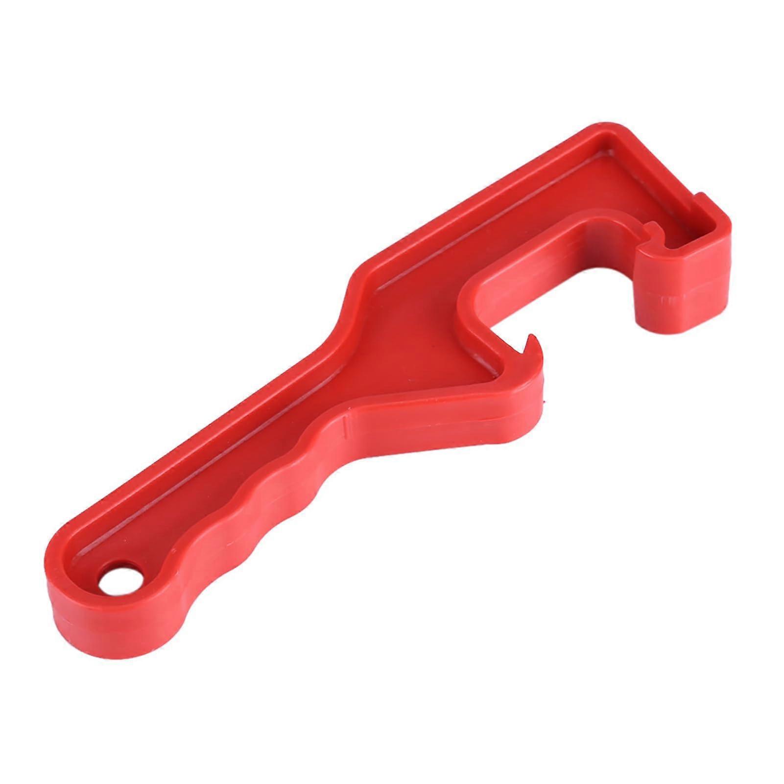 Plastic Bucket Lid Opener - Pail Opening Tool, Red, For Home, Office, and Garage