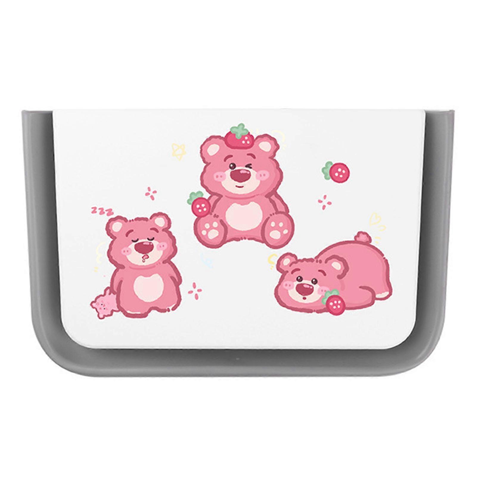 Car Seat Back Storage Organizer Foldable Cartoon Pattern Box for Auto Type 4