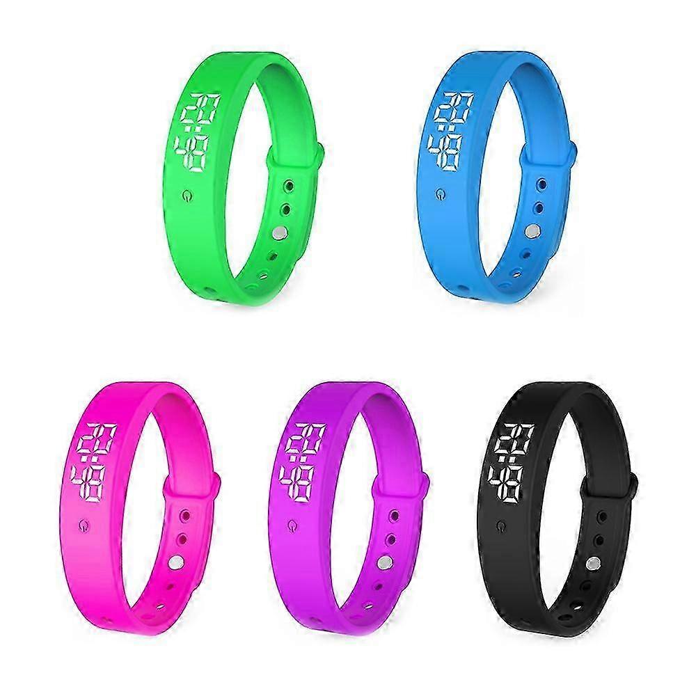 VB150 Vibration Alarm Watch, Waterproof Vibration Alarm Reminder Clock, 15 Vibrating Alarms with Countdown Timer, Pill Reminders per Day