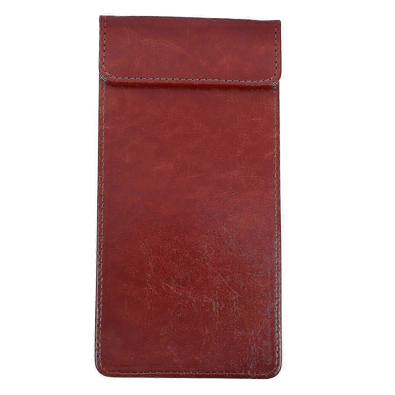 Menu Clipboard Multi-functional Faux Faux Leather Menu Clipboard Portable Magnetic Buckle Clipboard For Restaurants Cafes And Bars