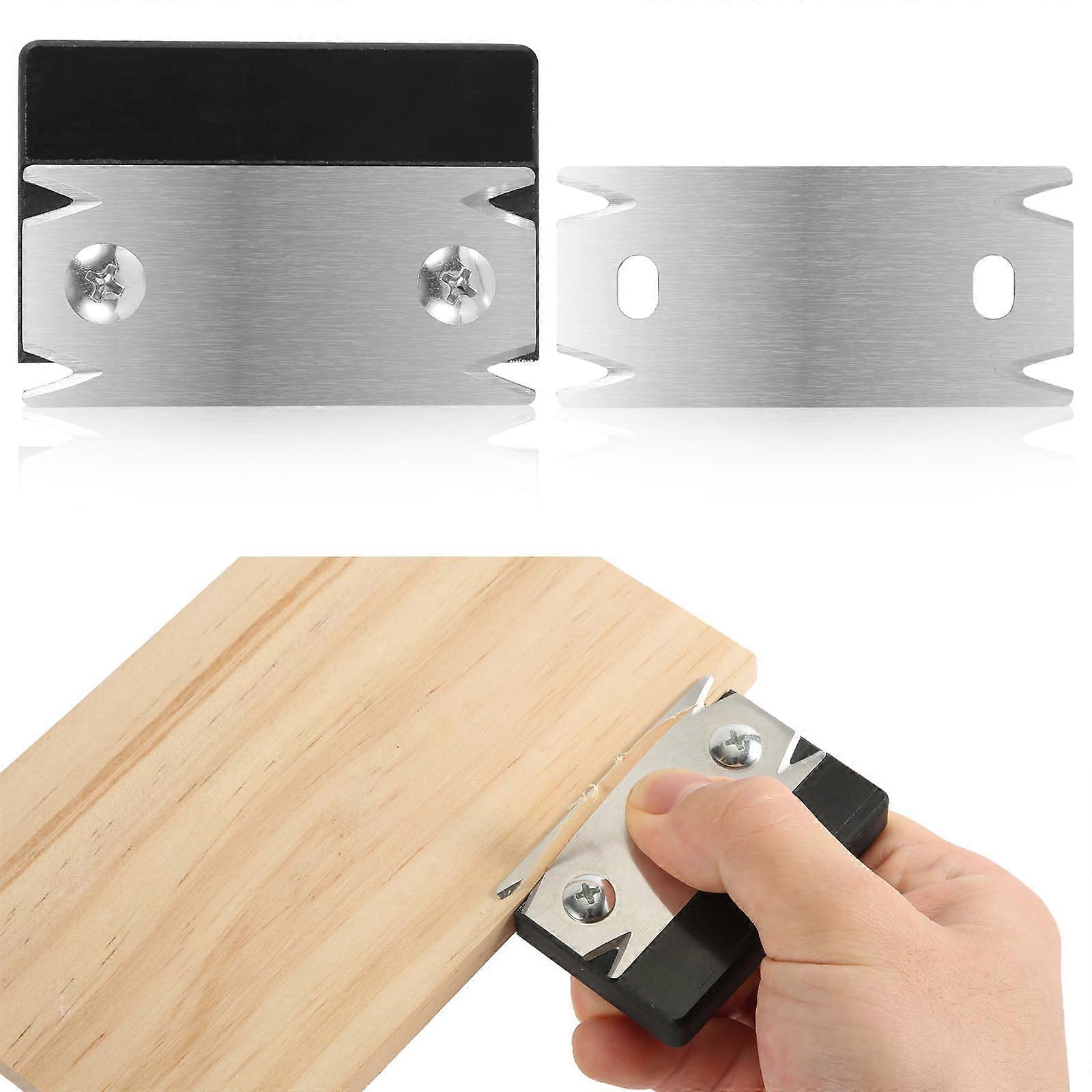 Edging Cutter for Woodworking - Portable Manual Edge Banding Tool with Replacement Blade for Wood, PVC, and Melamine