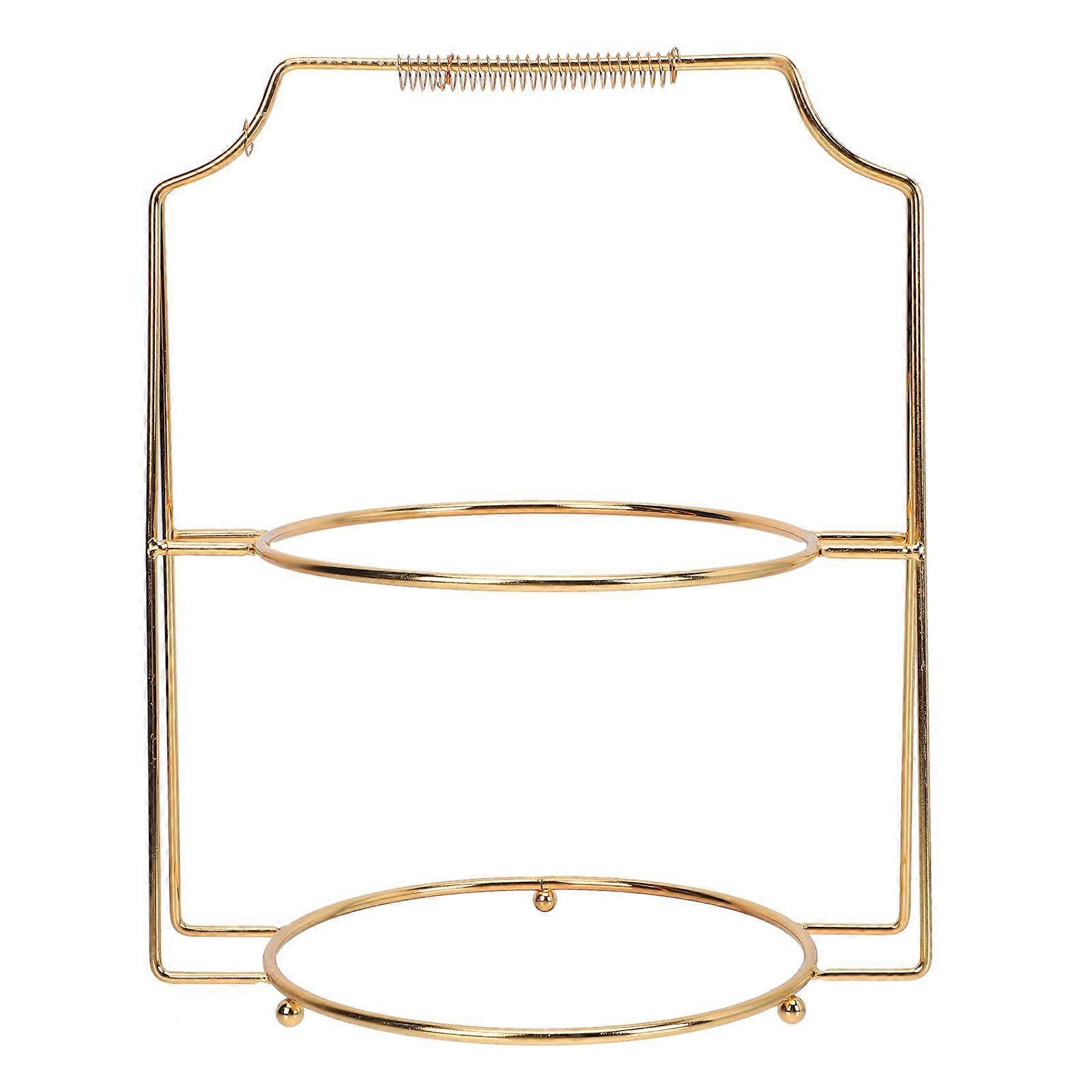 1Pc Delicate Double Layers Cake Displaying Rack for Cake Dessert Fruit