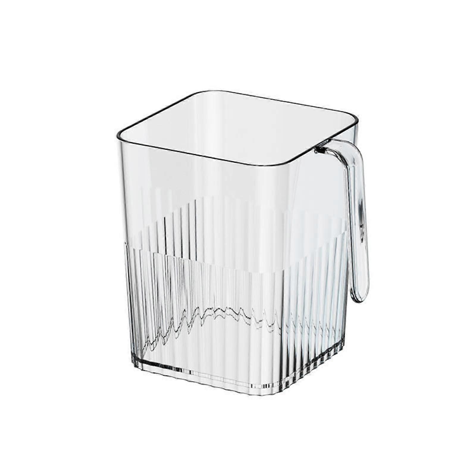 Transparent Refrigerator Organizer Bin for Fresh Fruit and Vegetable Storage, Clear Kitchen Fridge Container 1.0*1.0*1.0
