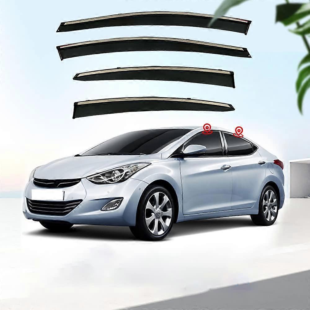 Auto Side Window Wind Deflector For Hyundai Elantra Avante MD/UD 2012, Side Window Rain Guard, Car Window Weather Shield