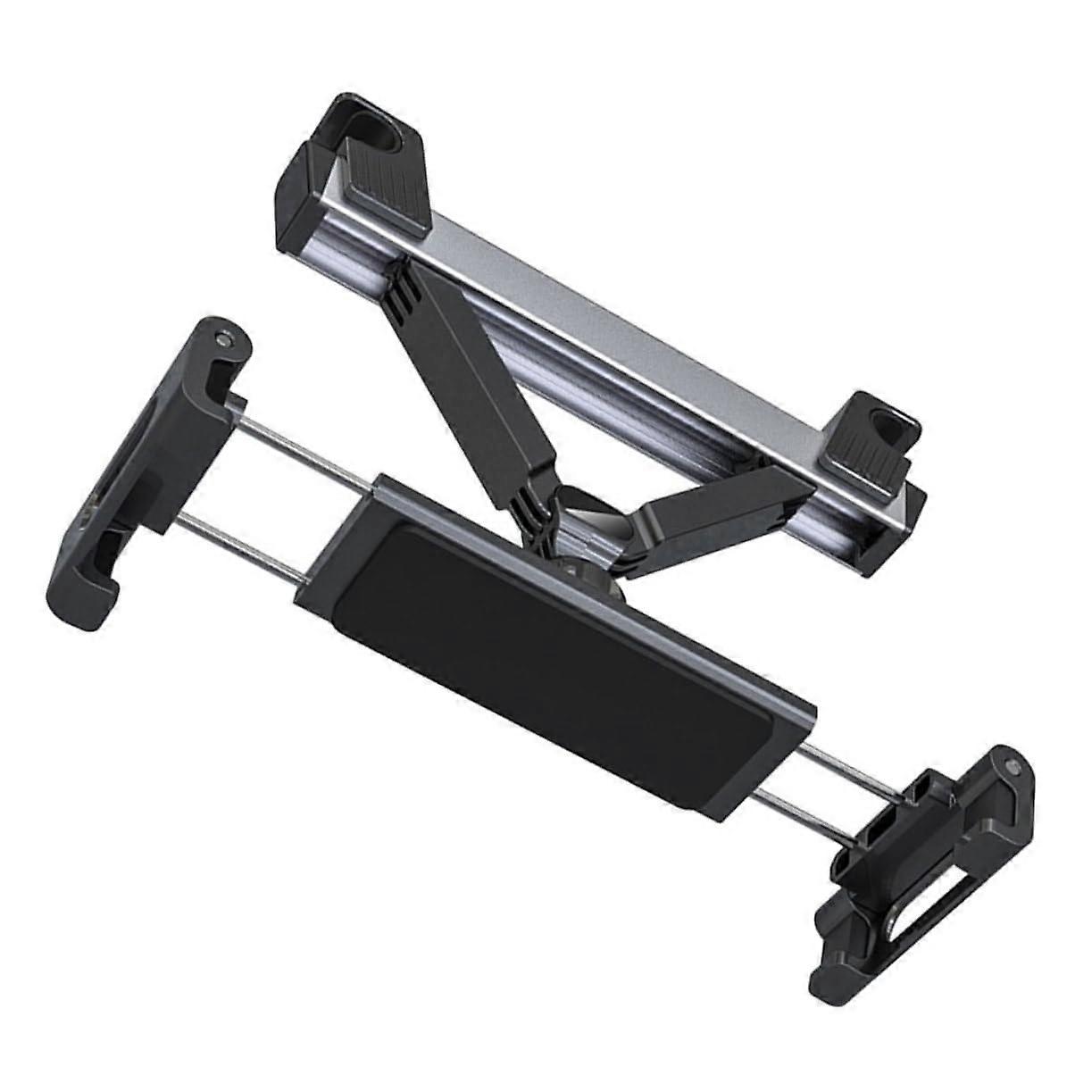 Car Headrest Tablet Mount Adjustable Phone Holder for Backseat Use Compatible with 7 to 12 Inch Tablets and Smartphones Lightweight Non-Slip Design
