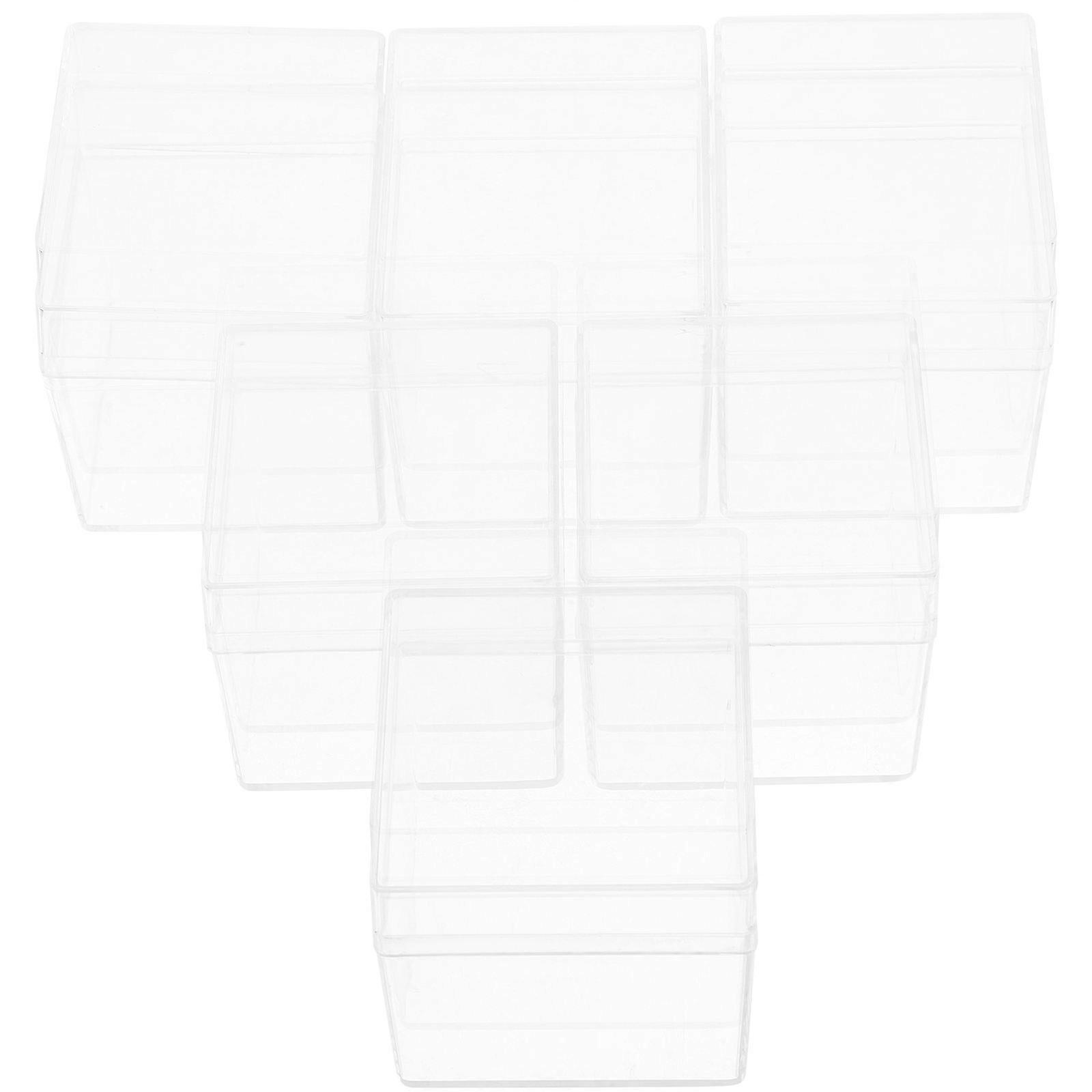 Transparent Square Storage Box for Candy Made of PP Material Perfect for Craft and Jewelry Storage
