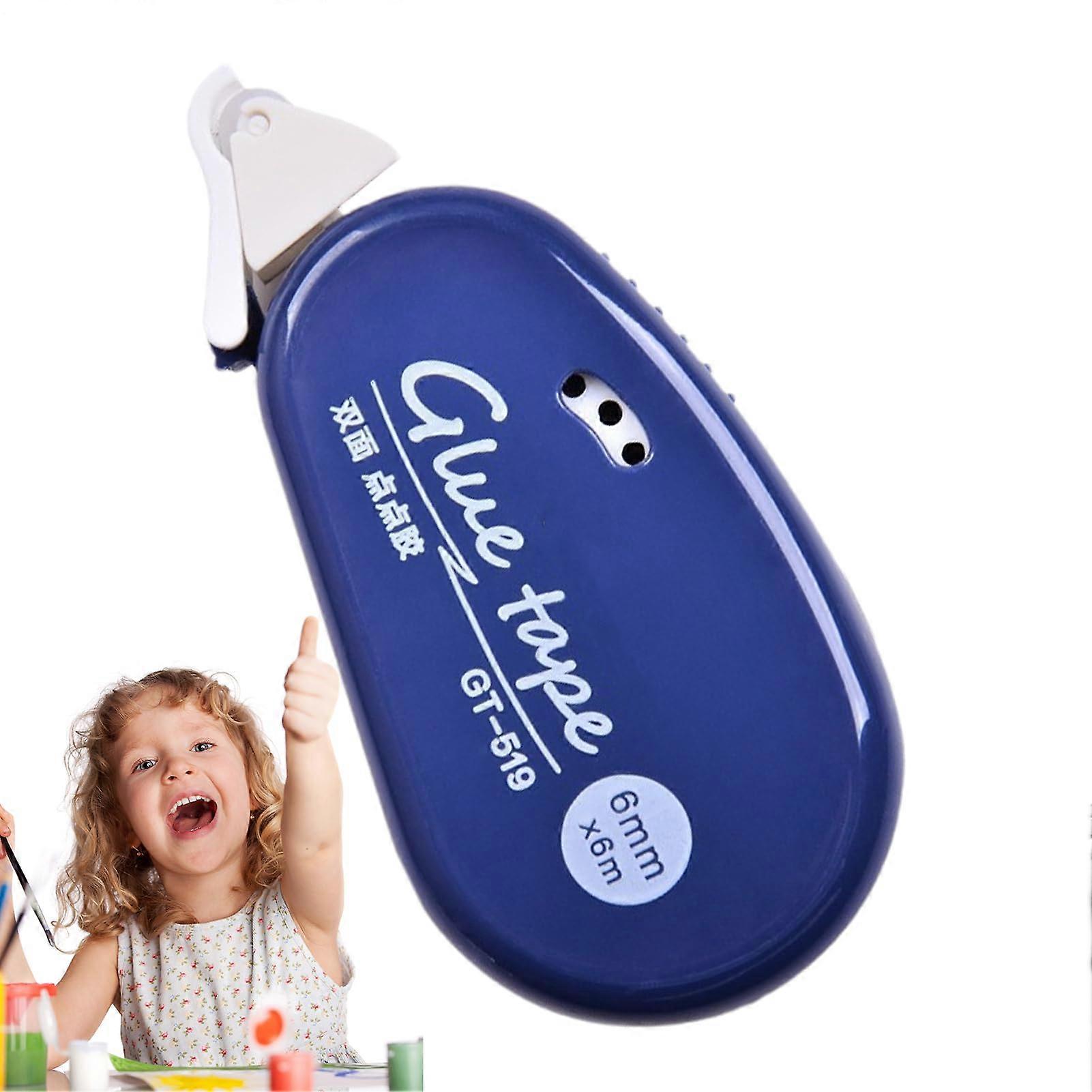 Glue Roller Scrapbooking DoubleSided Tape Dispenser, Refillable Tape Runner, Mess Craft Adhesive, MultiPurpose Use Blue Ref: 4602