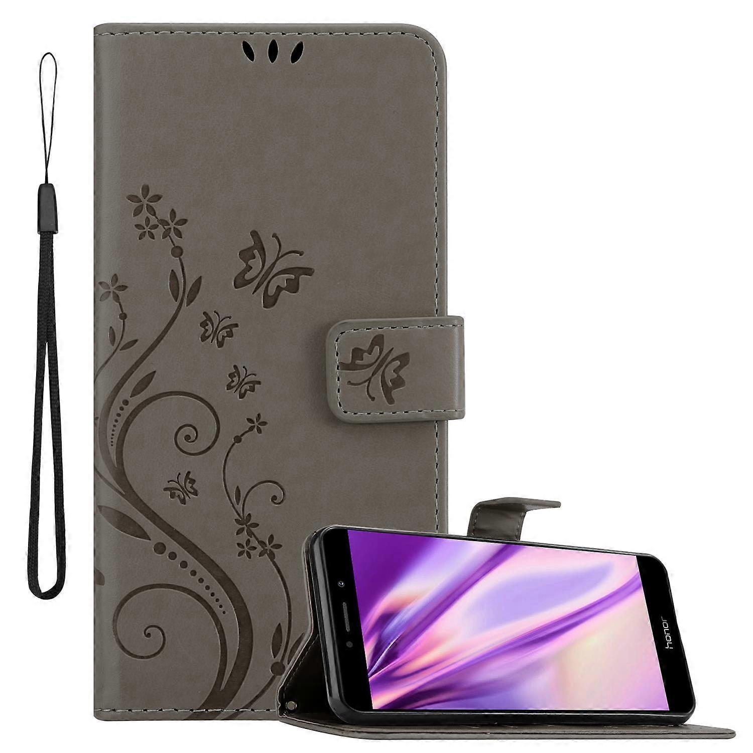 Huawei MATE 9 LITE / GR5 2017 / Honor 6X Protective Case - with Floral Print and Card Slot