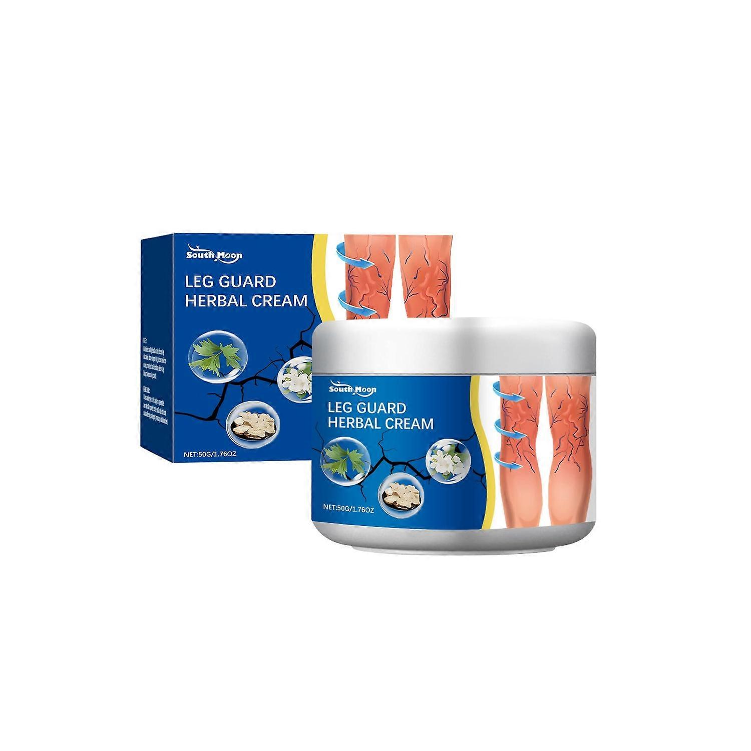 1-6x SOUTH MOON Varicose Vein Care Cream 50g Leg Guard Herbal Cream for Legs Improve Circulation Leg