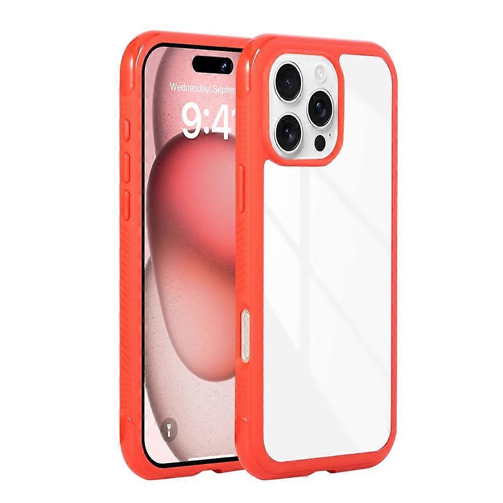 Compatible For iPhone 16 Pro Max Case TPU + PC Transparent Protective Phone Cover