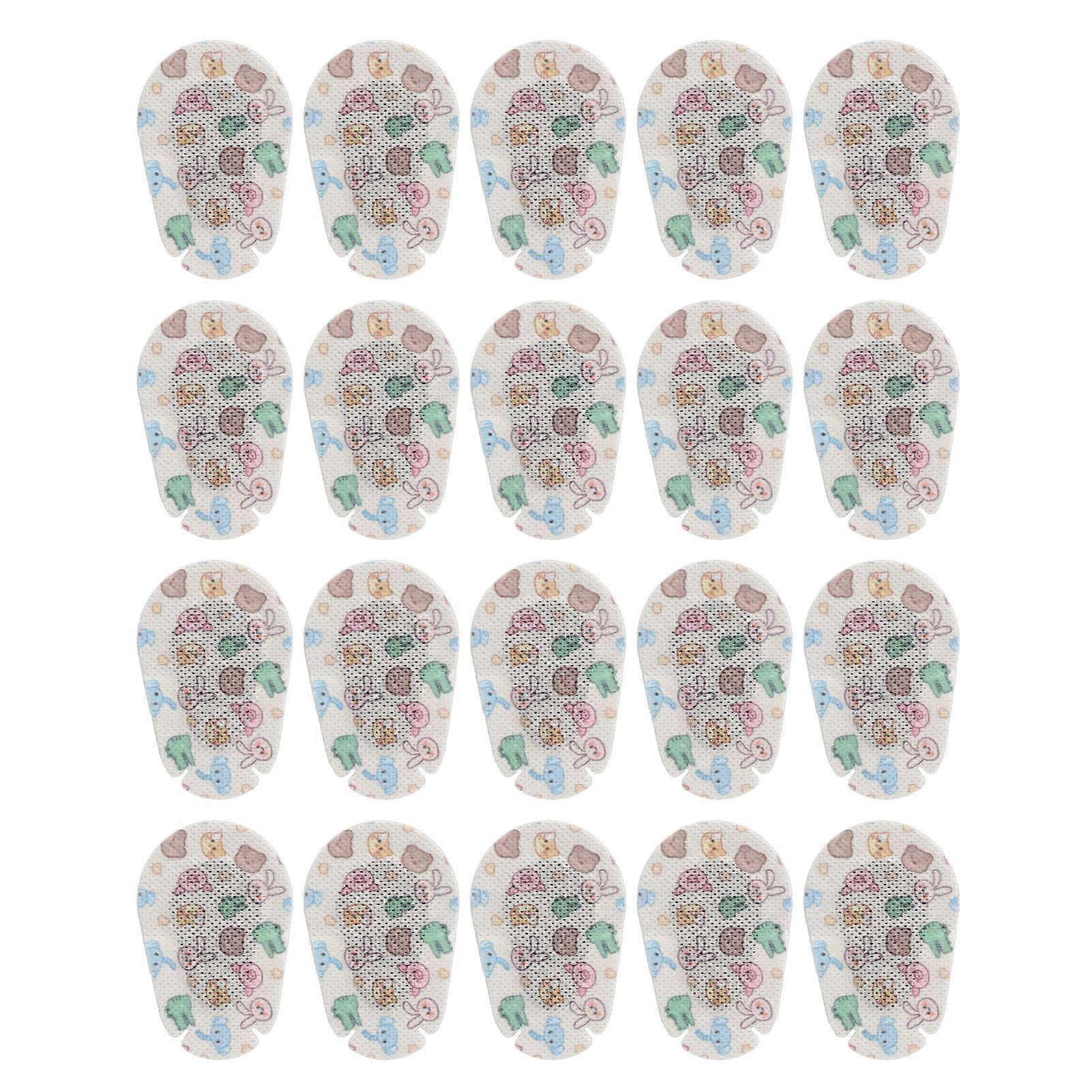 40Pcs Adhesive Eye Patches Breathable Comfortable Skin Friendly Eye Patches Bandages for Children Adults Animal Pattern