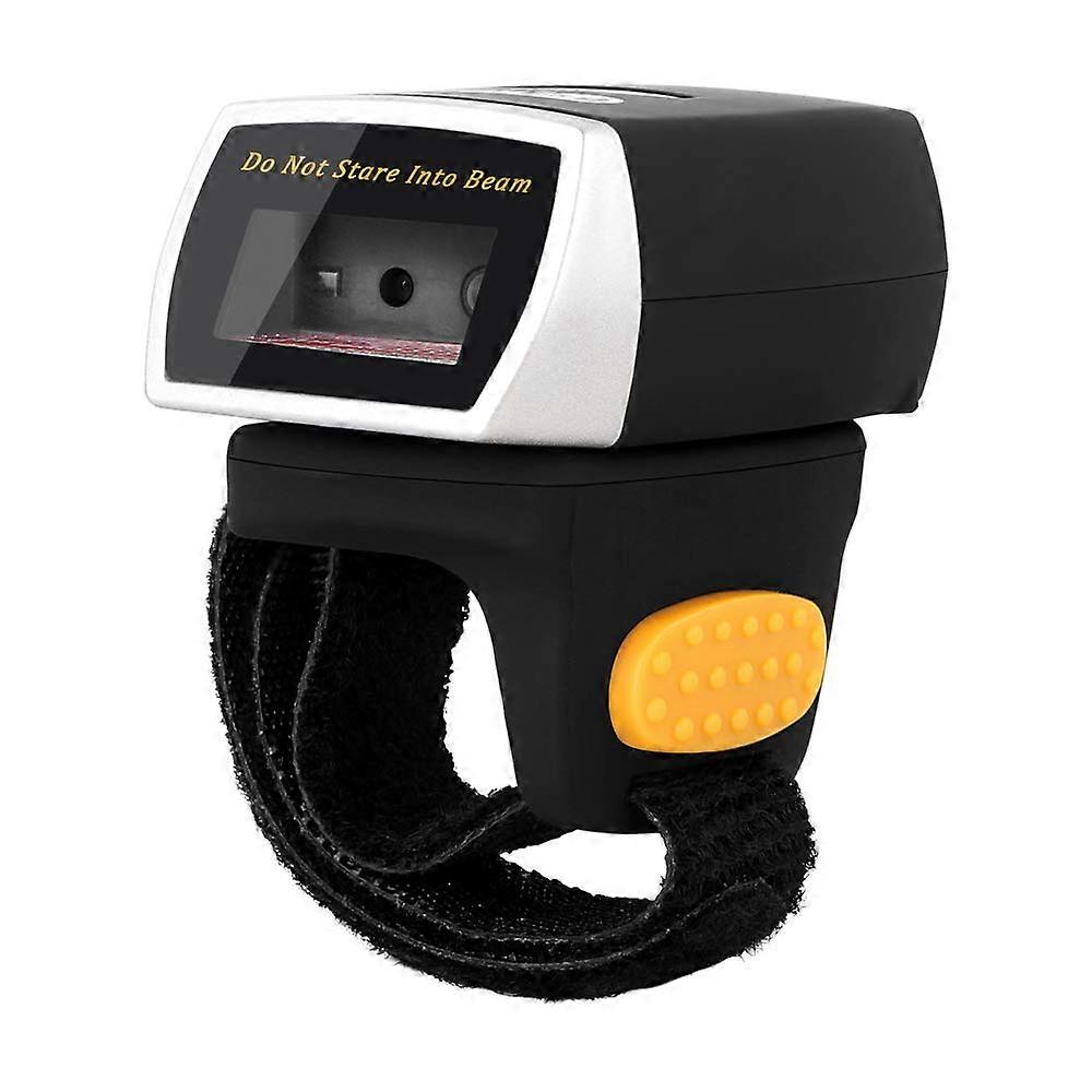 Bluetooth Ring Wearable 2D Barcode Scanner, Windows/Mac OS/Android/iOS, Scans PDF417 DataMatrix On Screen Or Paper, NSR2