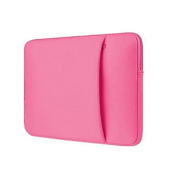 13 Inch Laptop Sleeve Protective Soft Padded Case With Zipper Portable Computer Bag Rose Red