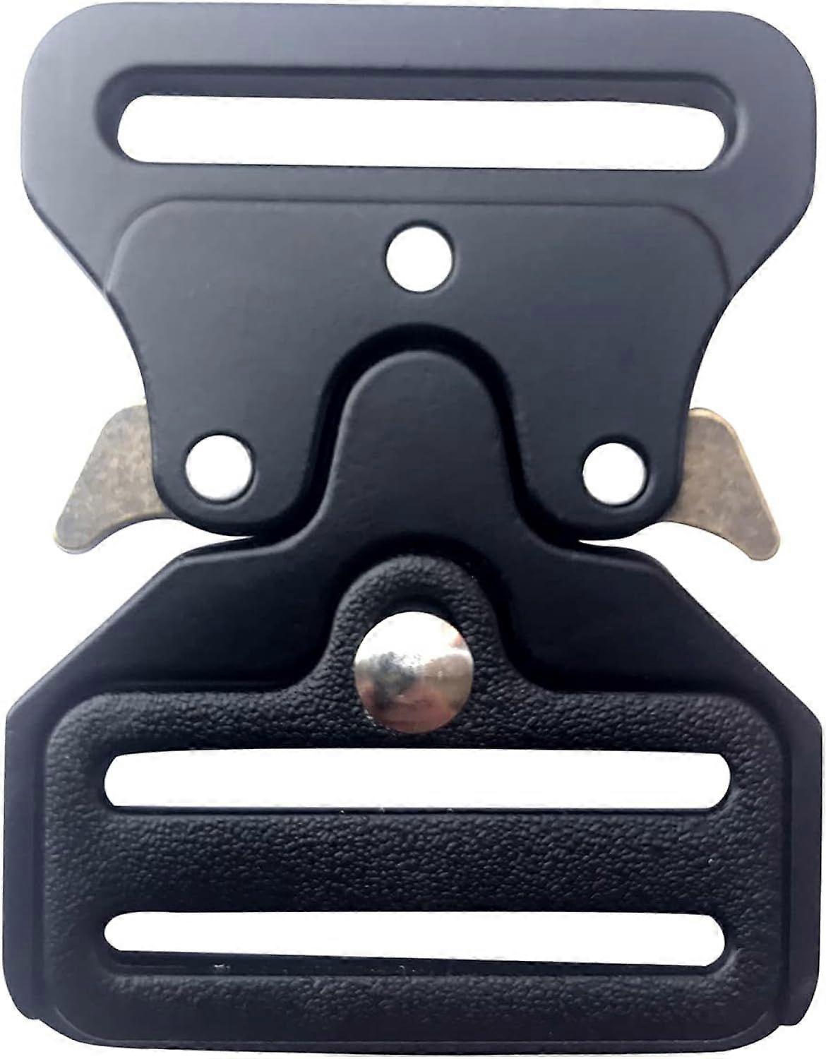 Tactical quick release buckle side metal buckle