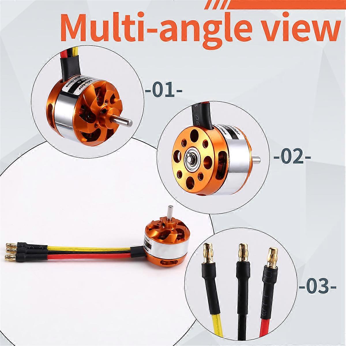 D2822 Brushless Motor Brushless Outer Rotor Motor Suitable for Remote Control Multi-Rotor Fixed-Wing Aircraft 1450KV