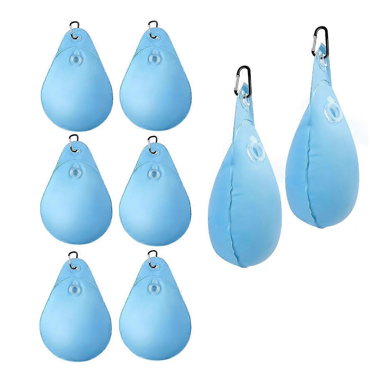 8 Pcs Pool Cover Weights with Hooks, Leakproof Swimming Pool Cover Hanging Bag for Above Ground Pool Cover