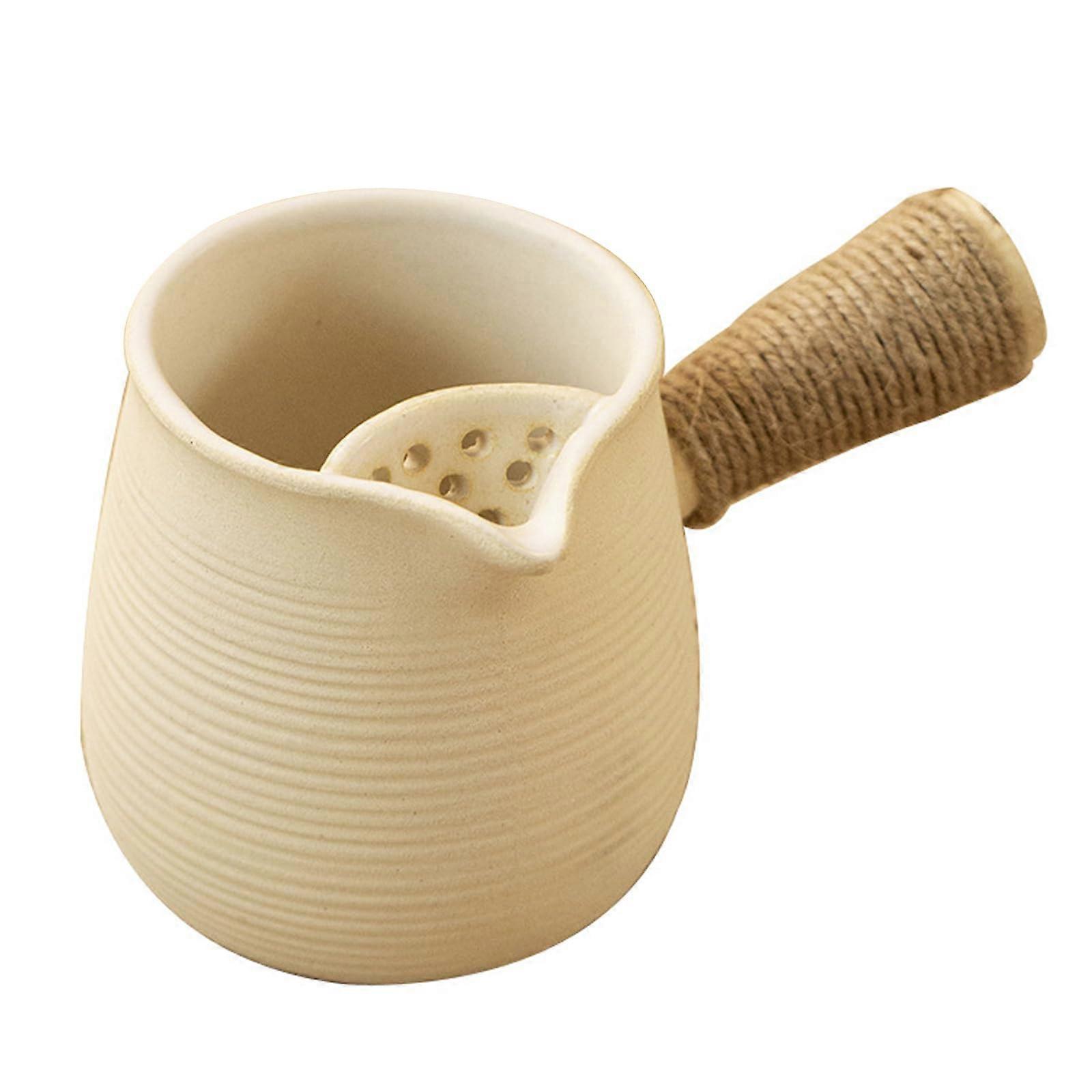 Porcelain Teapot With Filter, 16.9 Oz / 500 ml, Loose Leaf Tea Maker For Camping And Picnics, Easy Pour