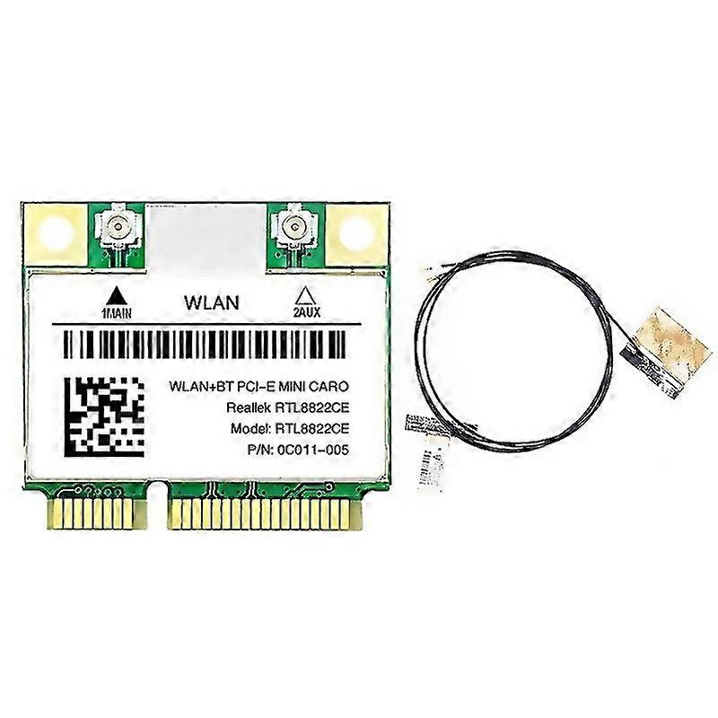 For Rtl8822ce Wifi Cardantenna 1200mbps 24g5ghz 80211ac Network Mini Pcie Bt50 Support Laptoppc