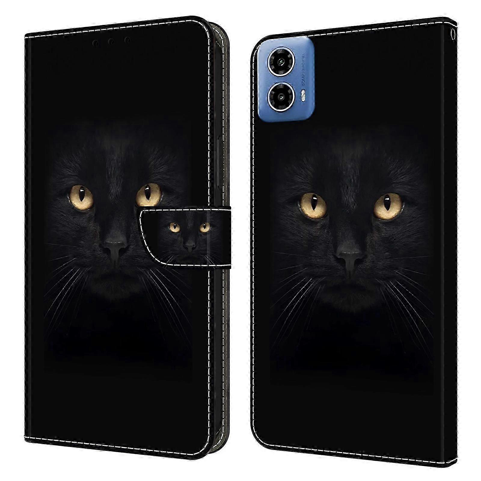 For Motorola Moto G24 Power Case Wallet Stand Phone Leather Cover 3D Pattern Printing