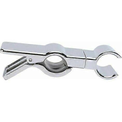 Silver Replacement Shower Head Holder for Slide Bar Adjustable Height and Angle