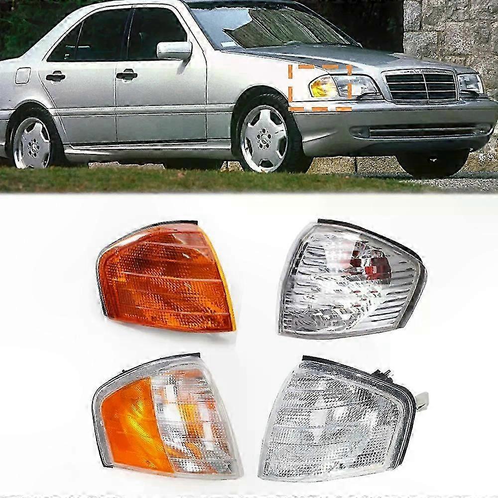 Turn Signal Lamps Indicator Mirror Corner Lights Headlight for C Class W202 1994-2000