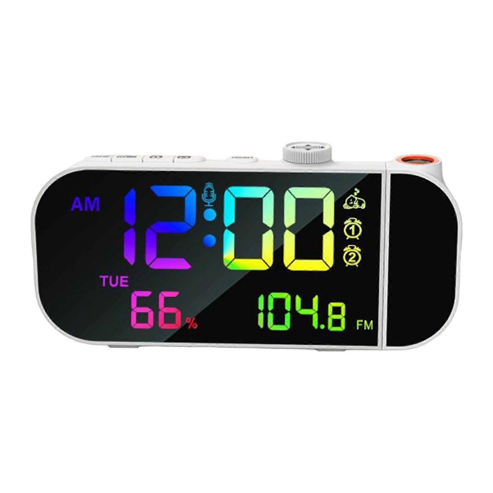 Projection Alarm Clock Clear LED Display Professional Arabic Numerals Digital
