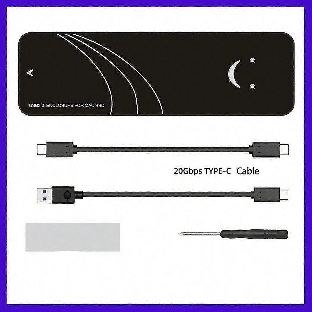 For Mac SSD Enclosure For Apple Macbook Air Pro Retina 2013 2014 2015 2016 2017 A1465 A1466 USB 3.2 to MAC Box SSD Case Adapter