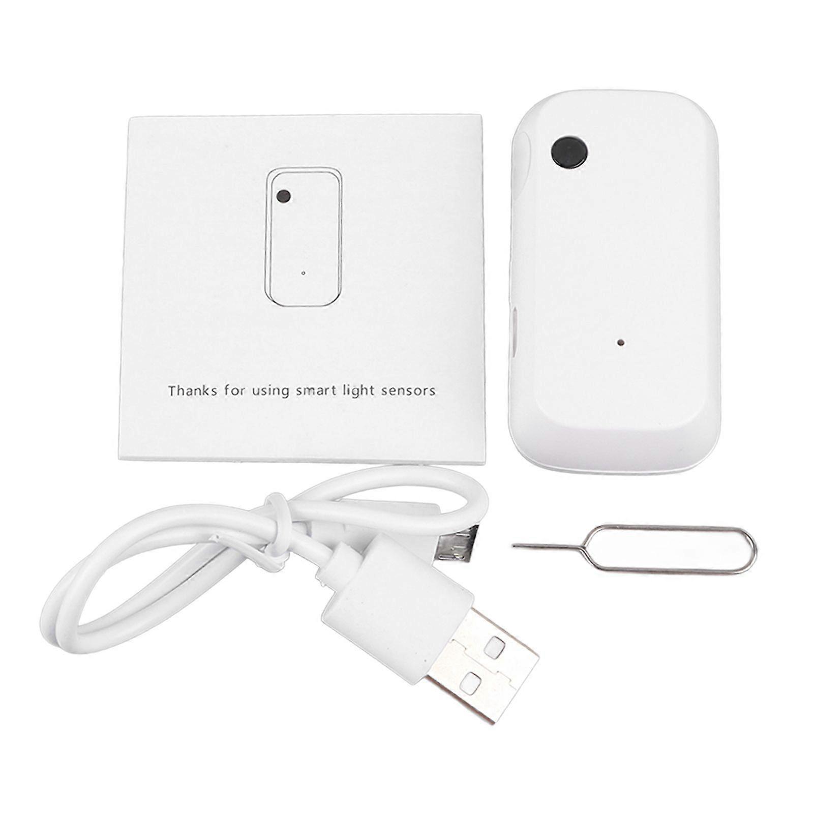 Light Sensor Smart Automatic Adjustment Wireless Connection WiFi Brightness Sensor for Tuya for Living Room Bedroom for Zigbee Type