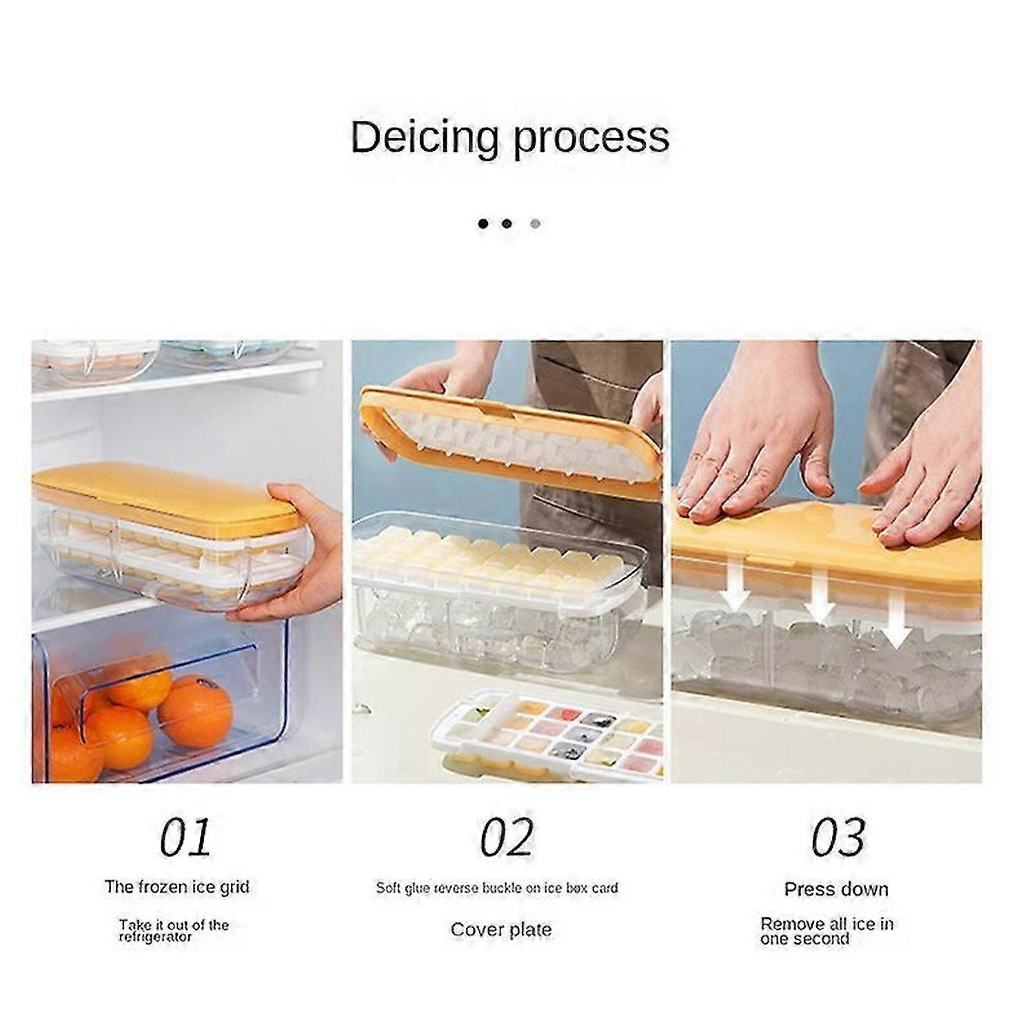 Type Silicone Square Ice Mold Ice-Cube Trays Blue