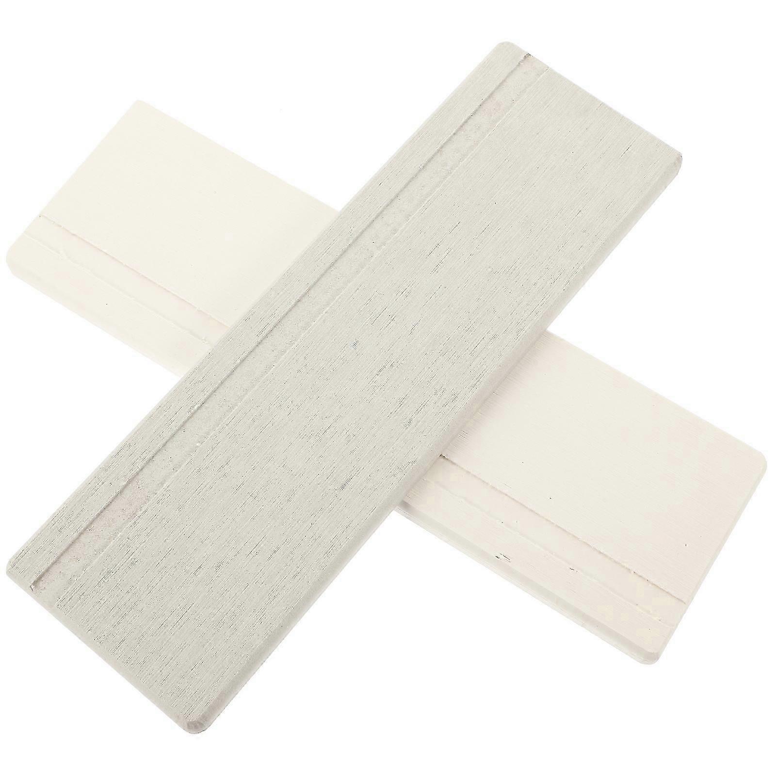 2pcs Water Absorbent Diatomite Coasters Rectangle Soap Holder Countertop Soap Pads
