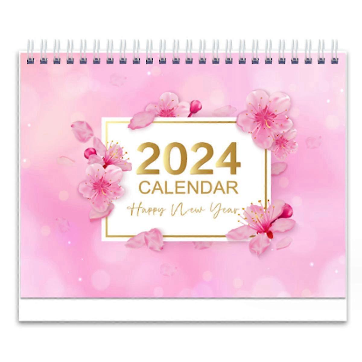 Plan Notebook For School, Thick Paper Material Ensures Easy Writing Experience On Your Office Desk Or Home Study Area, 2024 Desk Calendar With 2025