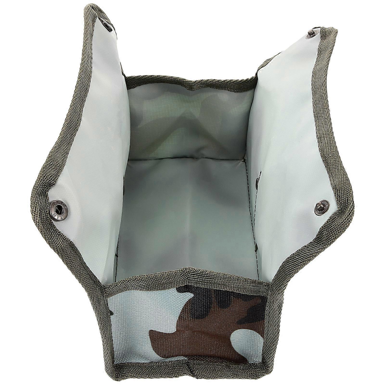 Camping Tissue Box Canvas Tissue Holder for Storage Use with One Bag