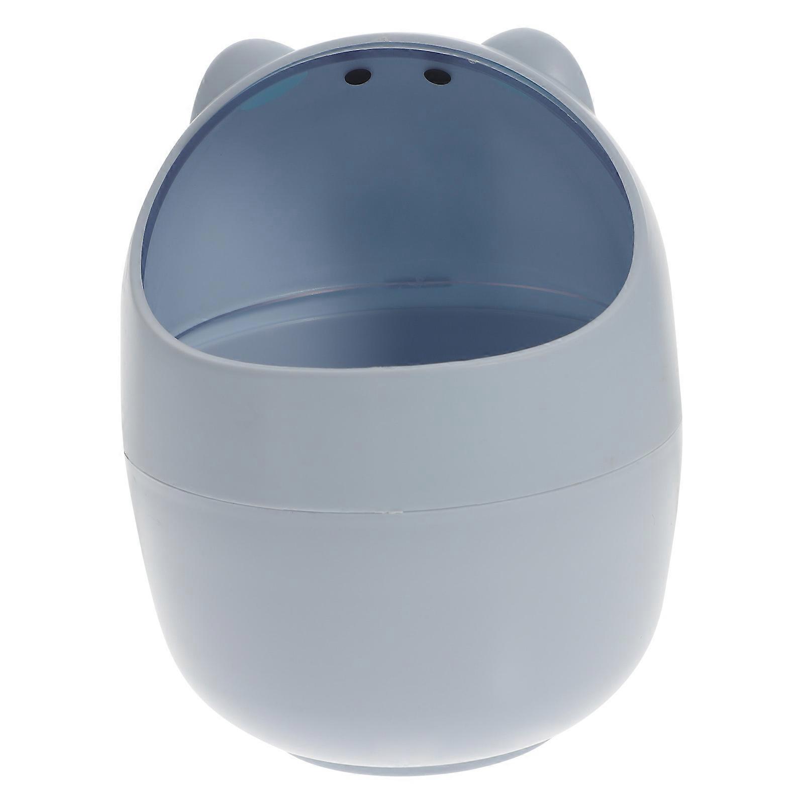 Household Trash Bin Convenient Trash Bucket for Office Use 3Pcs