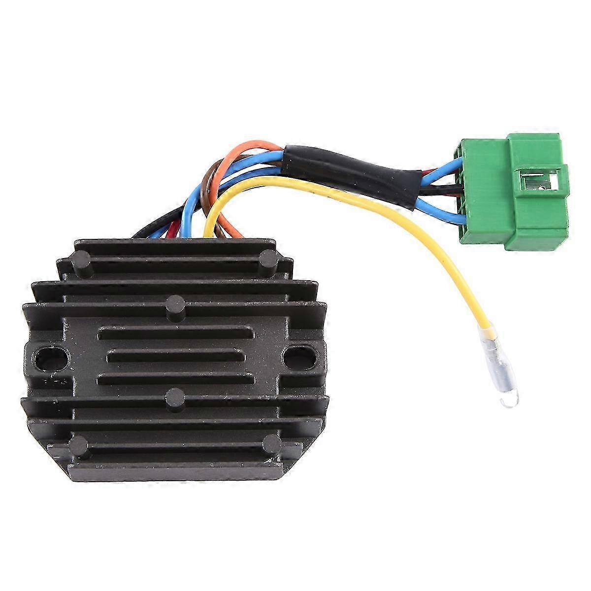 Regulador Rectificador 12V 280W Gris Plata Metal Compatible con Yanmar Komatsu 3TNE74 3D74E 3D68E