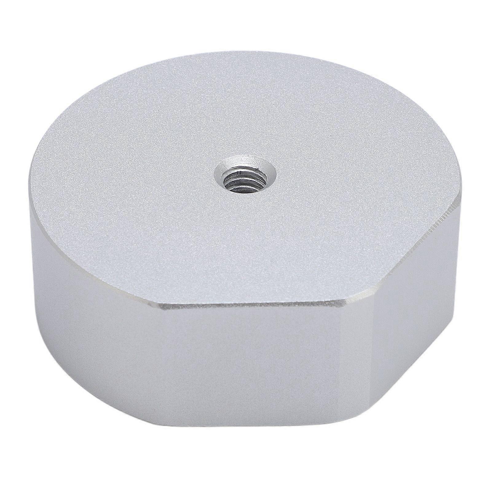 Satellite Tripod Mount Adapter Universal Aluminum Alloy 1/4 Inch Threaded Satellite Tripod Conversion Adapter for Rectangular Dish Silver