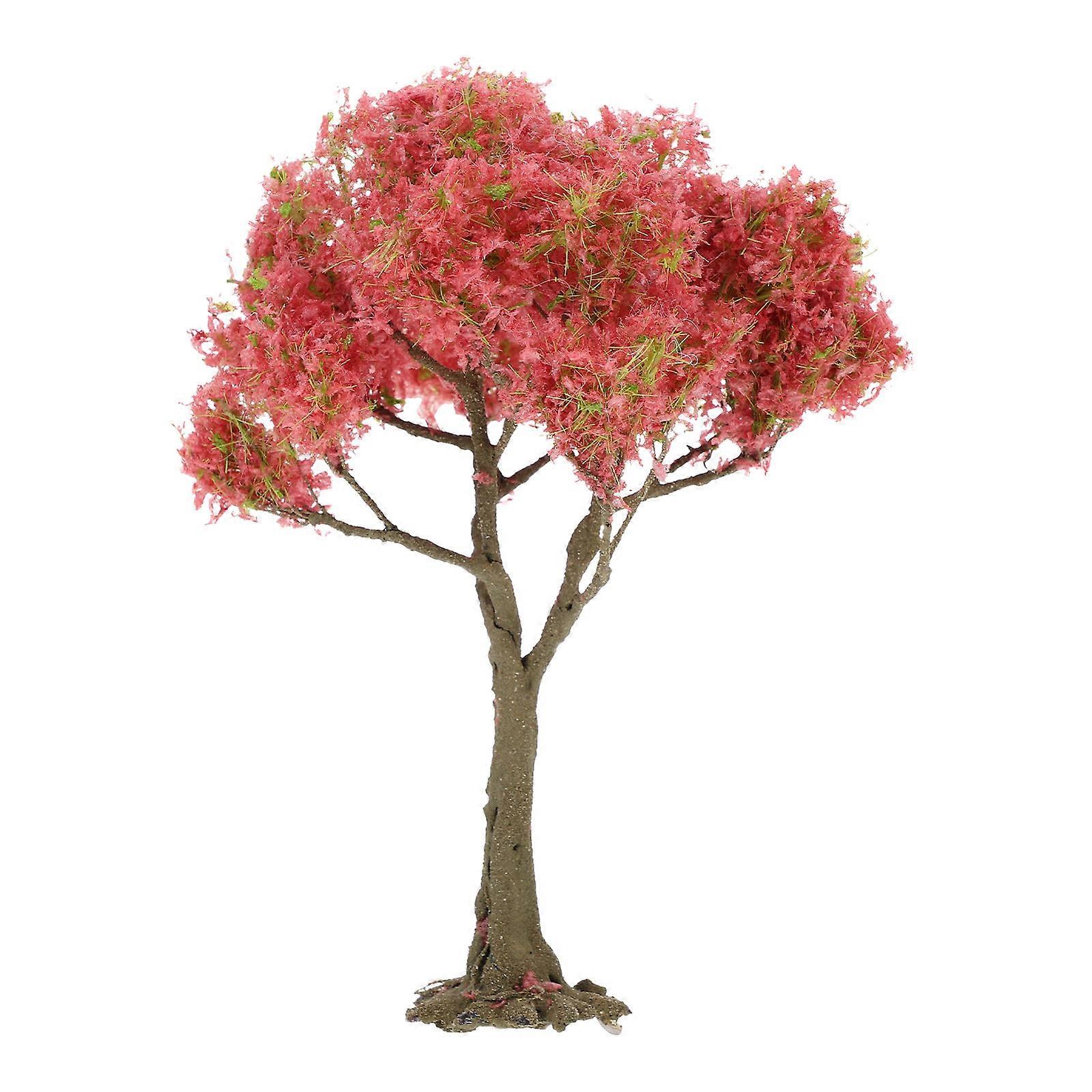 Model Train Trees Miniature Trees For Railway Scenery Dioramas Detailed Contours Plastic 5.9×3.5×3.1in 1Set
