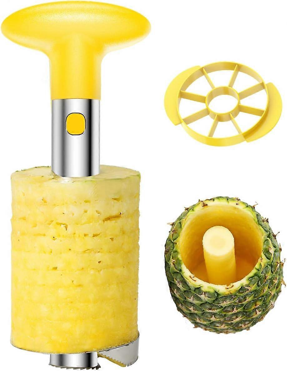 1pc Easy Kitchen Tool Stainless Steel Fruit Pineapple Peeler Corer