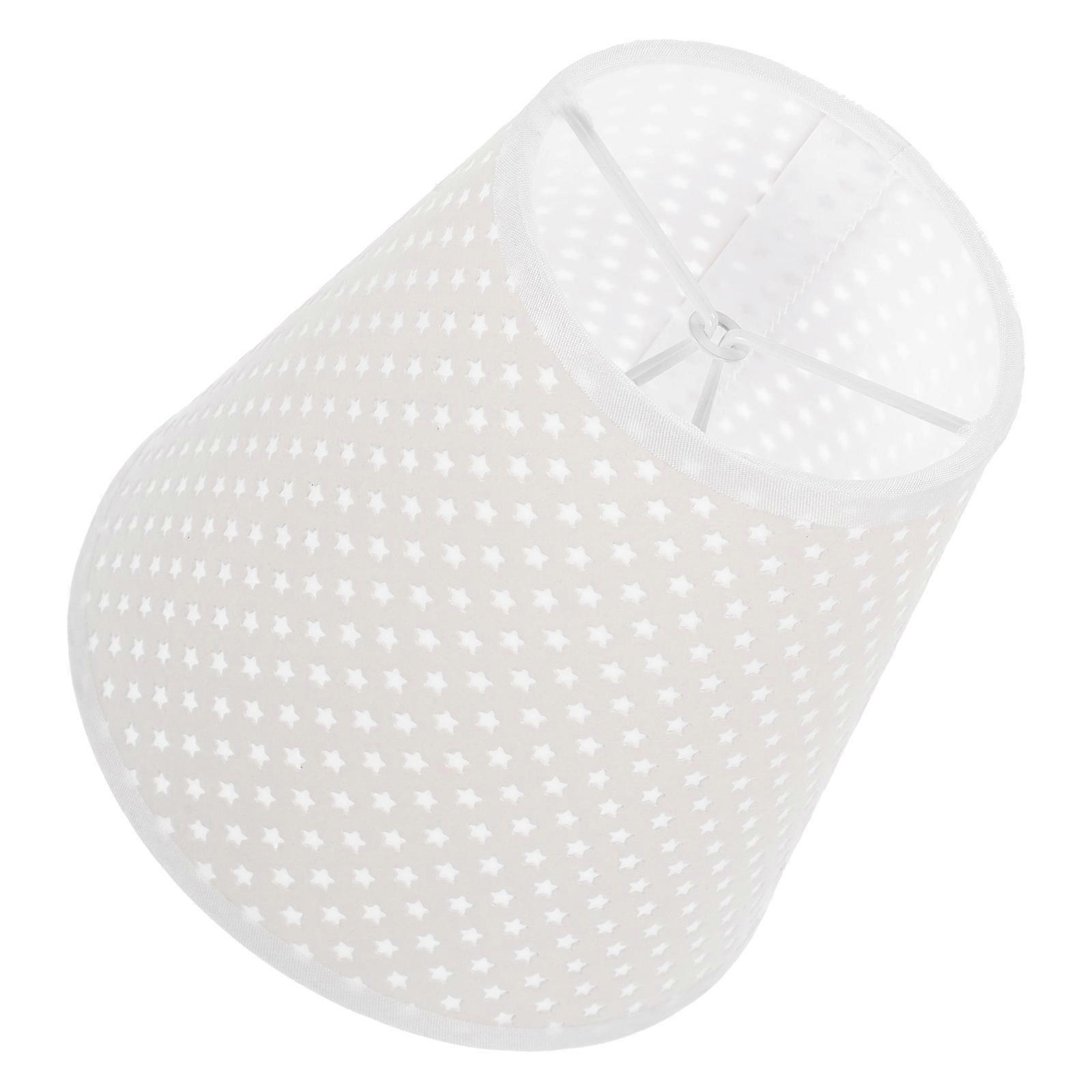 Home Lamp Shade White PVC and Iron for Bedroom Use 4Pcs