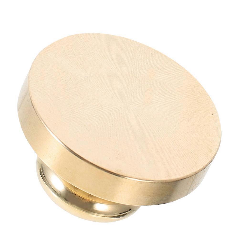 Brass Wax Seal Head Round Blank Stamp Head for Wedding Invitations 4Pcs