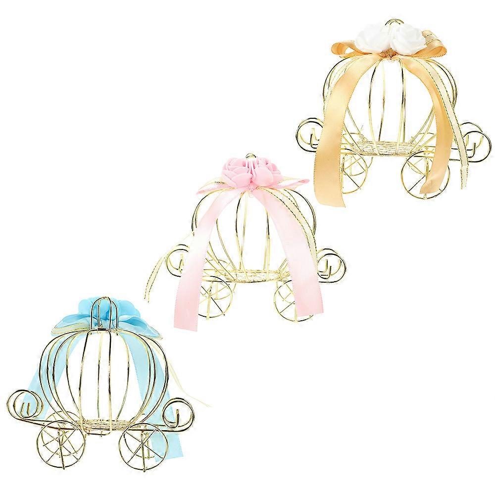 European Style Candy Box Pumpkin Cart for 15Pcs Candy Packaging