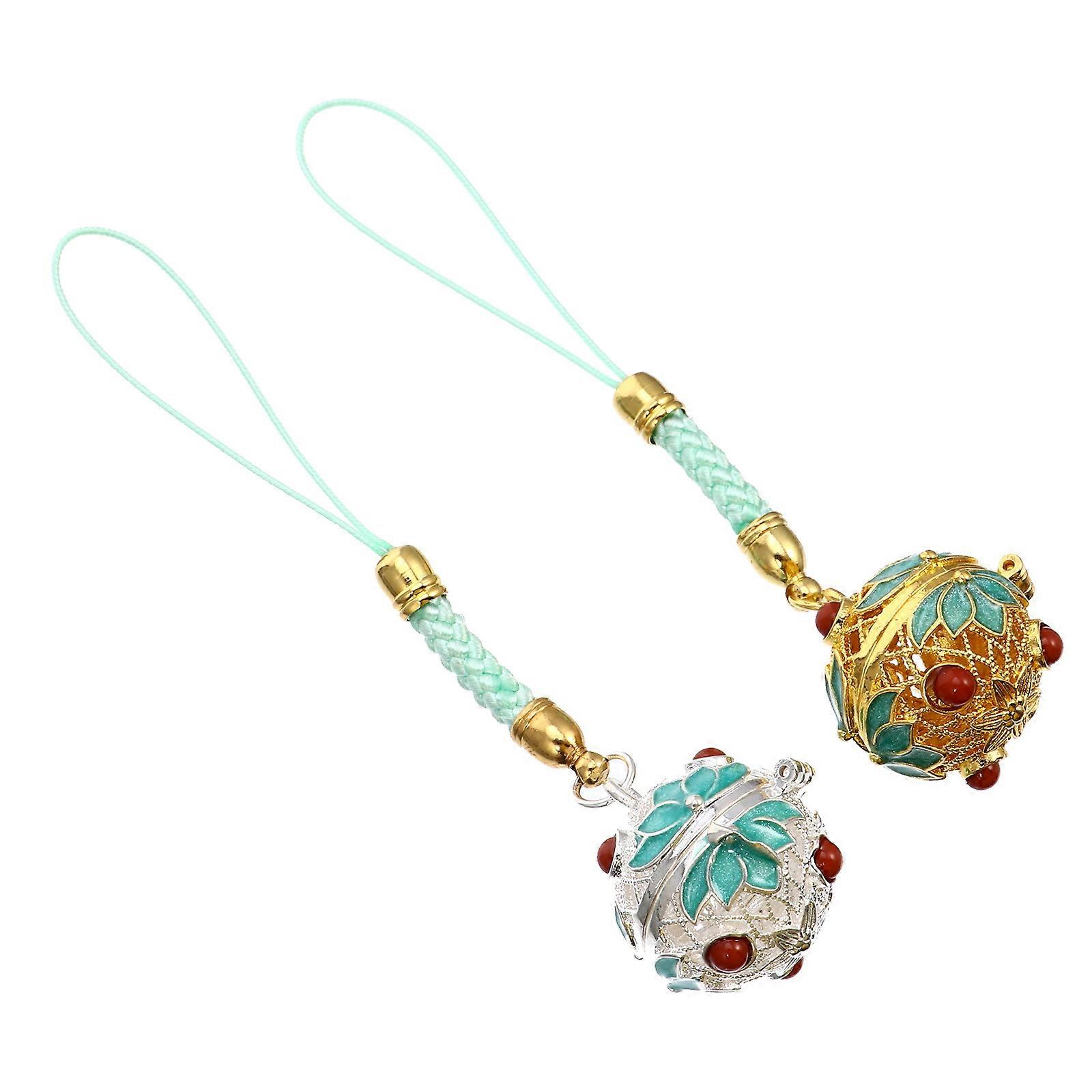 Creative Key Chain Essential Oil Diffuser for Decor Gift Set 2Pcs