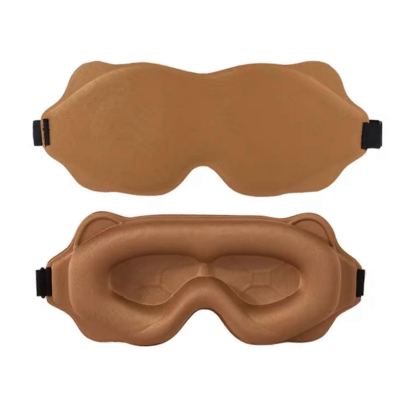 3D Eye Mask for Sleeping with Memory Foam Light Blocking Comfortable Adjustable